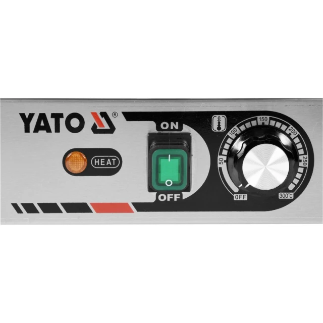 Электрогриль контактный панини полностью плоский Yato 44 см 2,2 кВт (5906083007996)