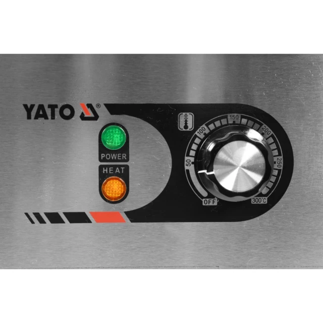 Електрична плита-гриль гладка Yato 550 мм (5906083008047)