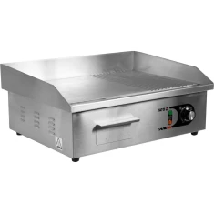 Плита грильова Yato 2/3 гладка 55 см (5906083008054)
