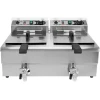 Фритюрница электрическая с краном Yato 2х12 л (5906083008115)
