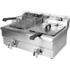 Фритюрница электрическая с краном Yato 2х12 л (5906083008115)
