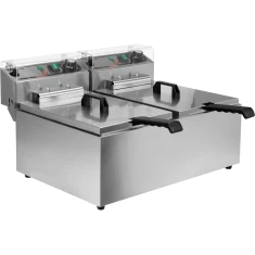 Фритюрниця Yato 2-камерна 2x11,5 л (5906083009587)