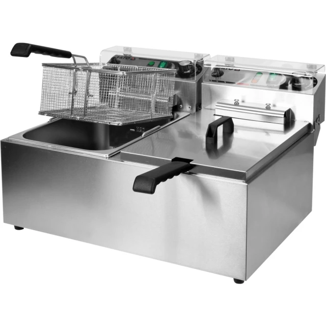 Фритюрниця Yato 2-камерна 2x11,5 л (5906083009587)
