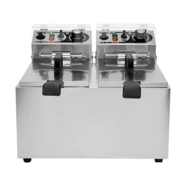 Фритюрниця Yato 2-камерна 2x5 л (5906083009631)