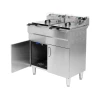 Фритюрница двойная с тумбой Yato 2x11,5 л (5906083009655)