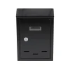 Поштова скринька Vorel 285x200x60 мм Black (5906083012648)