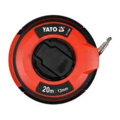 Рулетка Yato 20 м x 13 мм сталева з нейлоновим покриттям II клас точності (5906083012846)