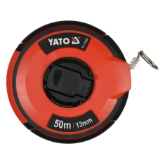 Рулетка Yato 50 м x 13 мм сталева з нейлоновим покриттям II клас точності (5906083012860)