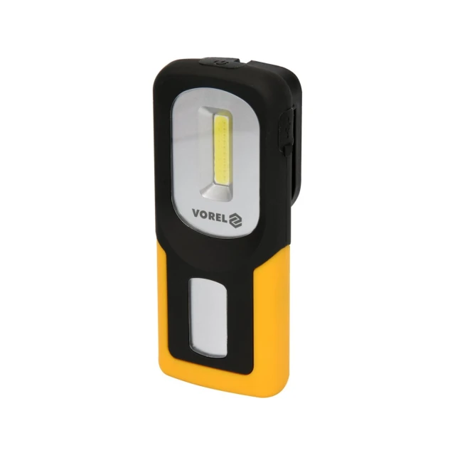 Ліхтар ручний обертовий Vorel COB LED 3W акумуляторний (5906083013423)