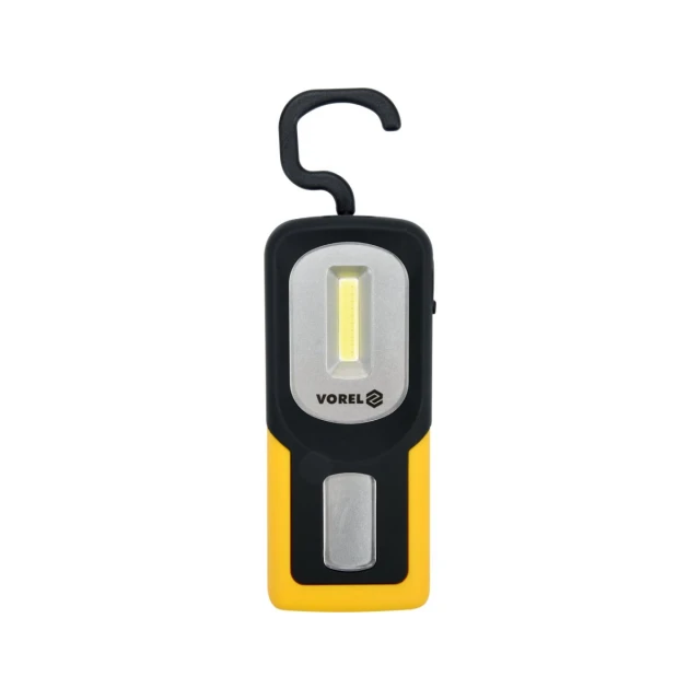 Ліхтар ручний обертовий Vorel COB LED 3W акумуляторний (5906083013423)