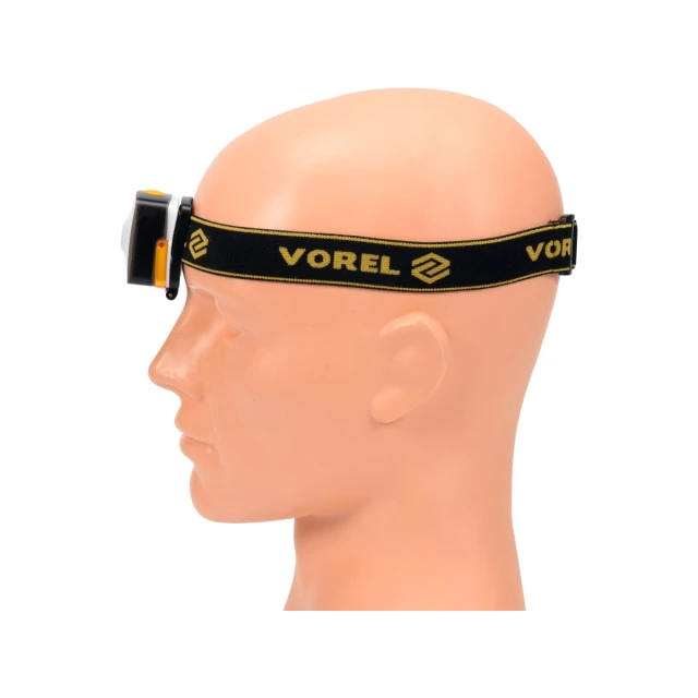 Ліхтар налобний Vorel 3W LED і 4 SMD LED акумуляторний (5906083015380)