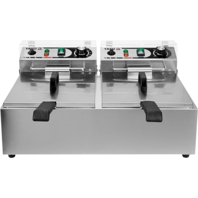 Фритюрниця подвійна Yato 2x6 л 2x3 кВт (5906083024207)