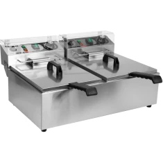 Фритюрница двойная Yato 2x6 л 2x3 кВт (5906083024207)