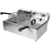 Фритюрниця подвійна Yato 2x6 л 2x3 кВт (5906083024207)