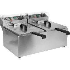 Фритюрниця подвійна Yato 2x8 л 2x3,3 кВт (5906083024221)