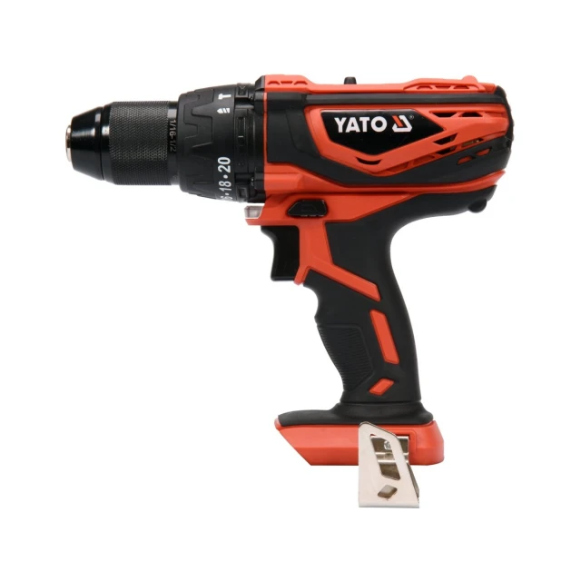 Дриль-шуруповерт ударний Yato 18V 40 Nm 2 швидкості без акумулятора (5906083025020)