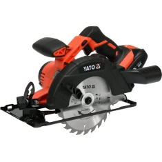 Пила дискова Yato 18V 165 мм 3800 об/хв акумулятор 2 Ah (5906083025136)