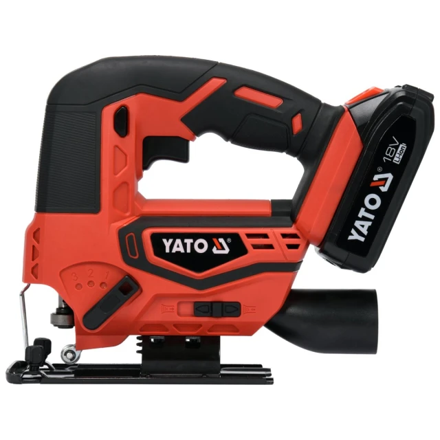 Електролобзик Yato 18V 0-2500 хв⁻¹ тип T з акумулятором 2 Ah (5906083025198)