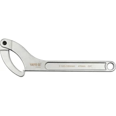 Ключ крючковый с носиком шарнирный Yato 120-180 мм (5906083025525)