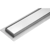 Трап линейный FALA White Glass 80 см (5906083031137)