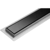 Трап линейный FALA Black Glass Wet&Dry 70 см (5906083031168)