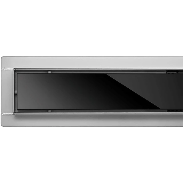 Трап лінійний FALA Black Glass 90 см Wet&Dry (5906083031182)