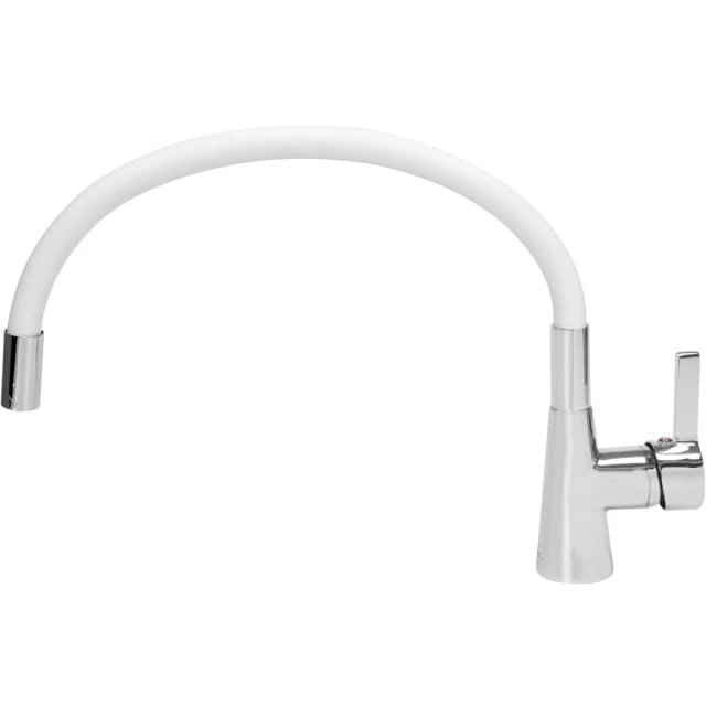 Змішувач для мойки FALA Flexible з гнучким виливом White (5906083031380)