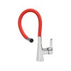 Змішувач для мойки FALA Flexible з гнучким виливом Red (5906083031397)
