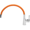 Змішувач для мийки FALA Flexible з гнучким виливом Orange (5906083031403)