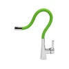 Змішувач для мийки FALA Flexible з гнучким виливом Green (5906083031410)