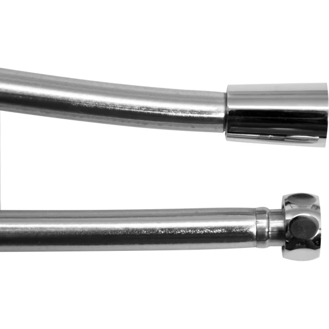 Душовий шланг FALA 1,5 м PVC гладкий Extra Silver Antytwist (5906083032578)