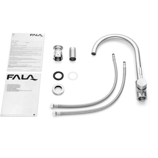 Змішувач для мийки FALA Steely 1 (5906083033063)