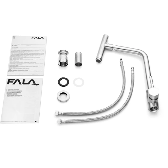 Змішувач для мойки FALA Steely 3 (5906083033087)