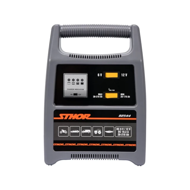Зарядний пристрій Sthor 82544 6V/12V 12A 210Ah (5906083037818)