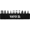 Набір біт з тріскачкою Yato 1/4