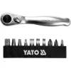 Набір біт з тріскачкою Yato 1/4