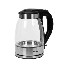 Електрочайник скляний з підсвічуванням LUND LED 1,8 л (5906083040283)
