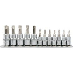 Набір ключів Yato Torx Security на рейці 12 шт (5906083043321)