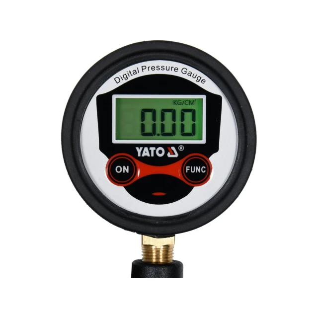 Пістолет для підкачки коліс з манометром Yato LCD (5906083044359)