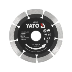 Диск алмазний Yato 115 мм сегментний для бетону з високим сегментом (5906083044496)