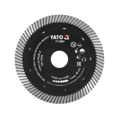 Диск алмазний Yato Turbo 115 мм для різання греса (5906083044557)