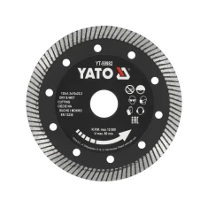Диск алмазний Yato Turbo 125 мм для швидкого різання греса без сколів (5906083044564)
