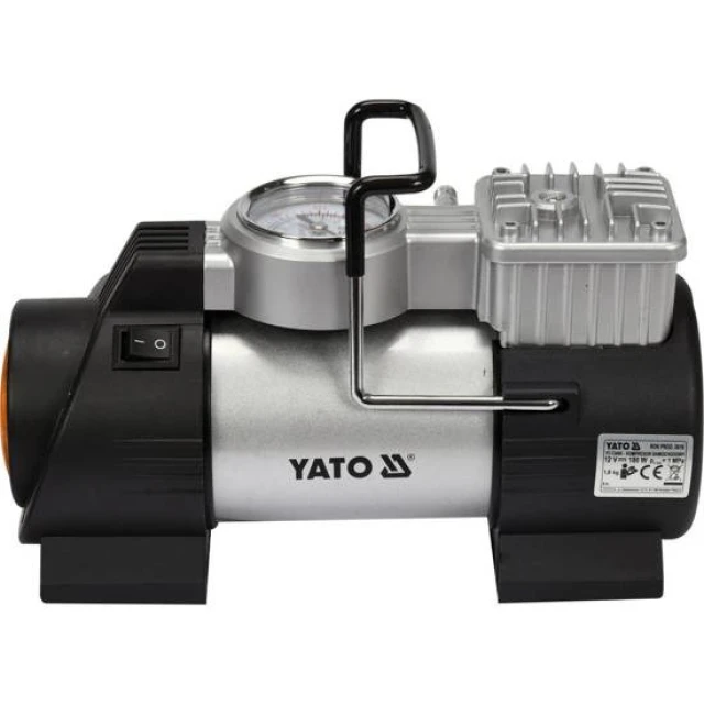 Автомобільний компресор Yato з LED лампою 180 Вт (5906083048876)