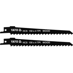 Полотно пильное для дерева Yato HCS 150 мм 4TPI 2 шт (5906083049378)