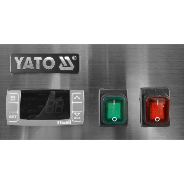 Стіл холодильний Yato 2-дверний зі склом лінія 700 (5906083050619)