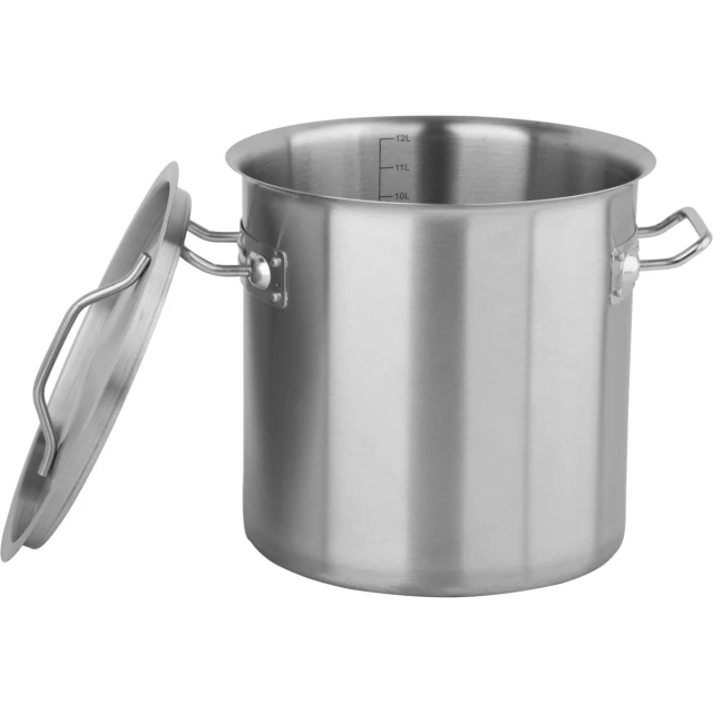 Каструля висока з кришкою Yato 25x25 см 12 л (5906083052101)