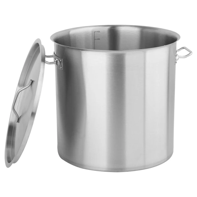 Каструля висока з кришкою Yato 38x38 см 43 л (5906083052293)