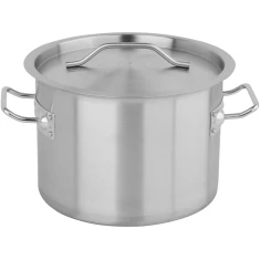 Каструля низька з кришкою Yato 25x18 см 9 л (5906083052330)