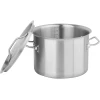 Каструля низька з кришкою Yato 25x18 см 9 л (5906083052330)