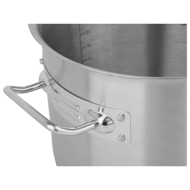 Каструля низька з кришкою Yato 25x18 см 9 л (5906083052330)